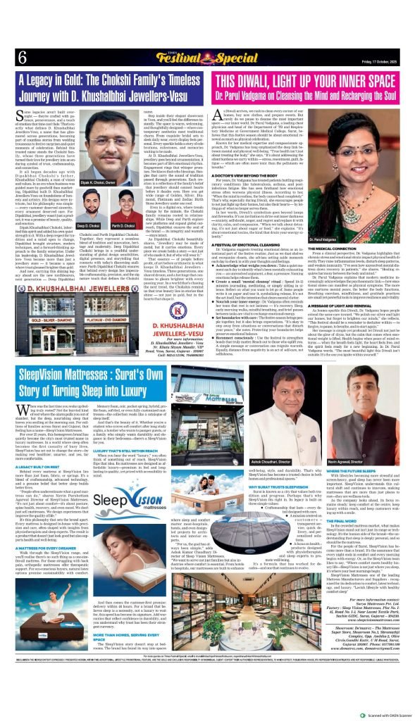 SleepVision Mattresses newspaper advertisement promoting healthy sleep solutions